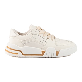 Beige Shelovet sneakers för kvinnor
