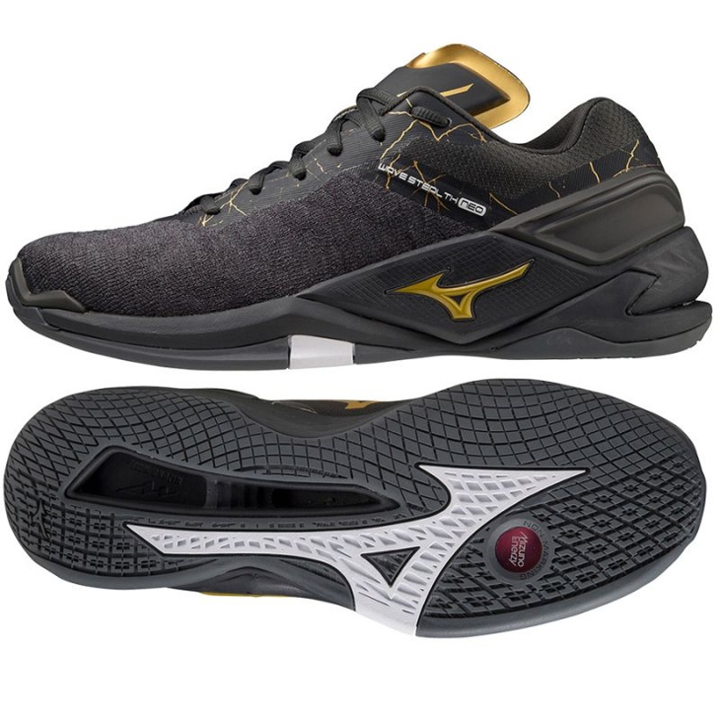 Mizuno Wave Stealth Neo M X1GA200041 handbollsskor svart svart