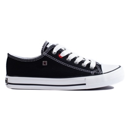 Big Star T274023906 svarta klassiska sneakers