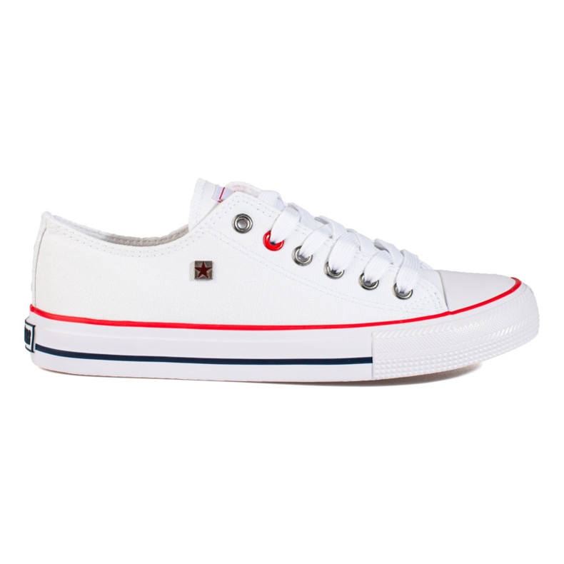 Big Star T274022101 vita klassiska sneakers