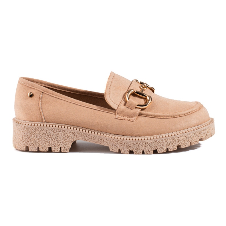 W. Potocki Beige loafers i mocka från Potocki