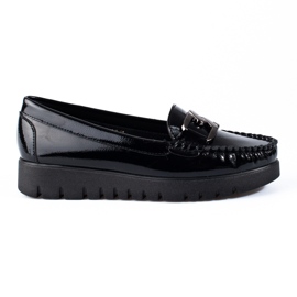 W. Potocki Lackade dam loafers Potocki svart