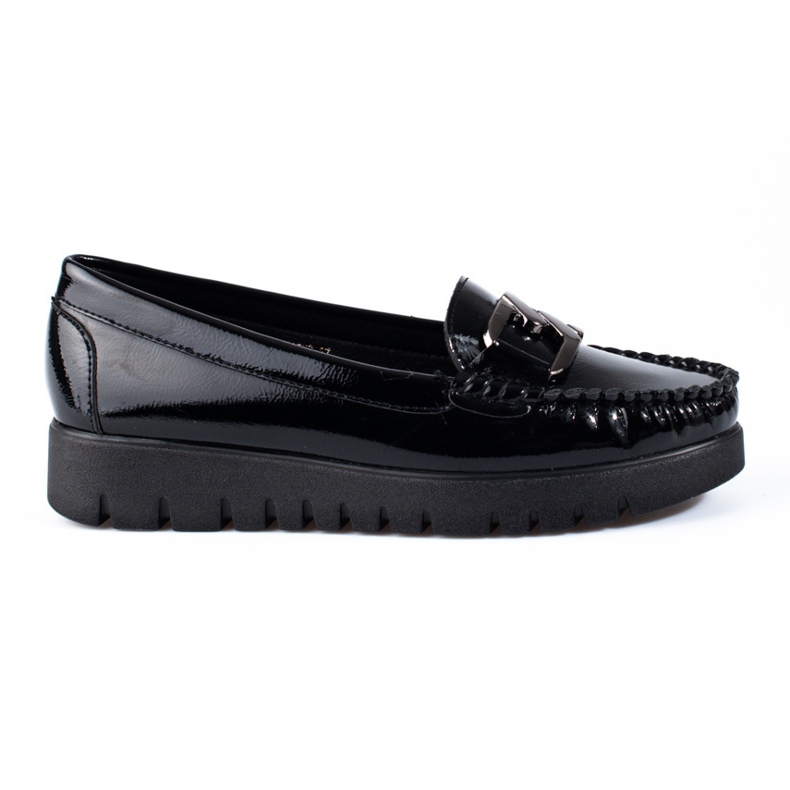 W. Potocki Lackade dam loafers Potocki svart