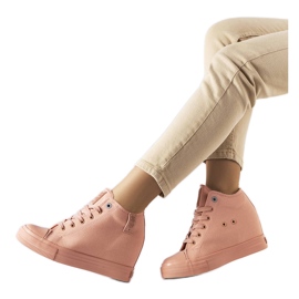 Pink Big Star LL274036 wedge sneakers rosa