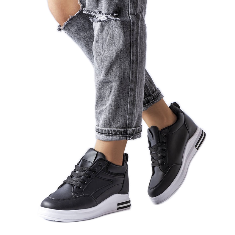 Bonevil svarta glitter sneakers