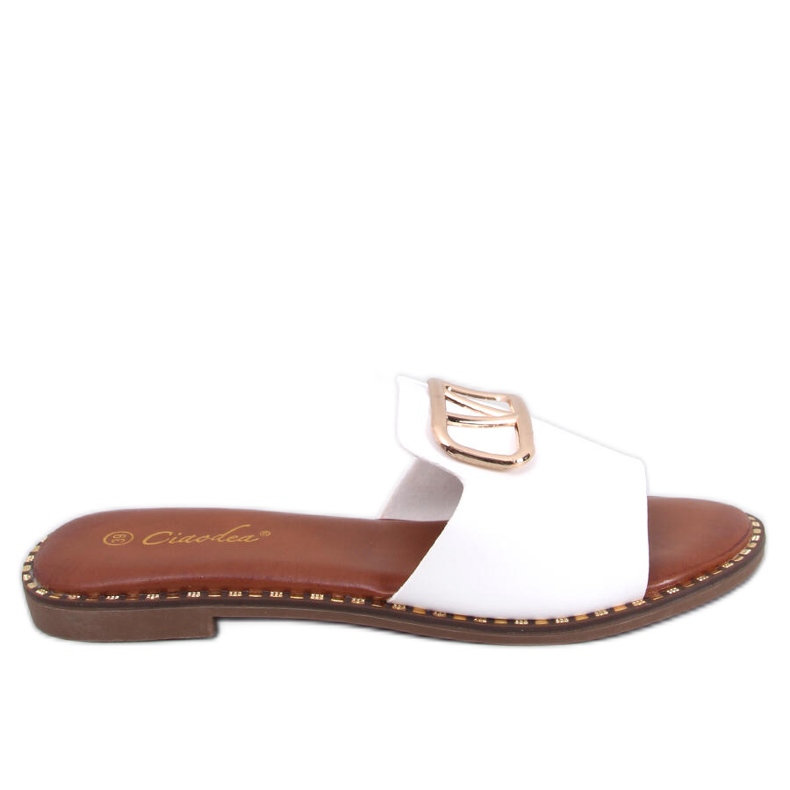 BM Tonya White damtofflor vit