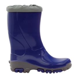 Galoscher med silverjoner Ren But cornflower blå grå