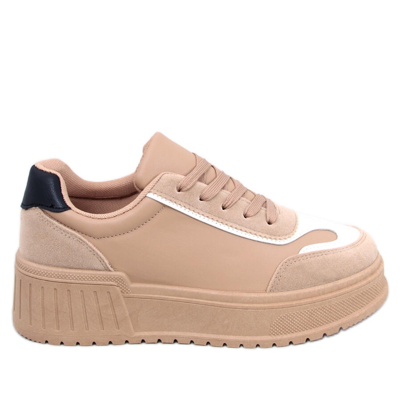 BM Plattform Sneakers Griffin Khaki beige