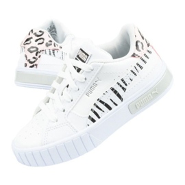 Puma Cali Star Jr 383186 01 sportskor vit svart rosa