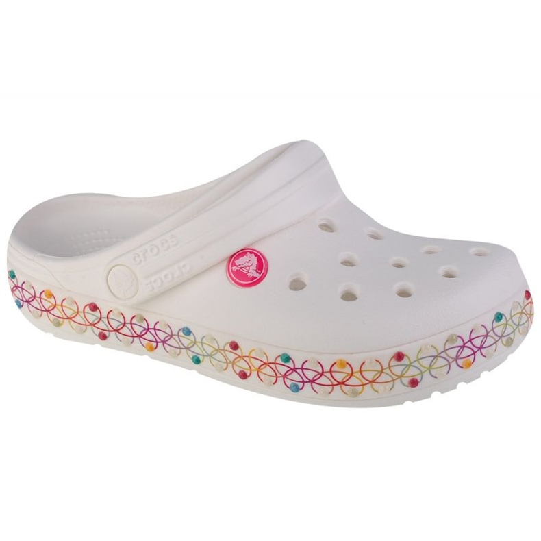 Crocs Crocband Stretch Halsband 208269-94S flipflops vit