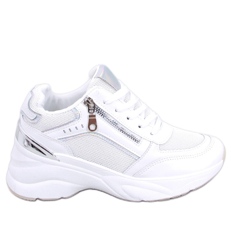 BM Mcbride White wedge sneakers vit