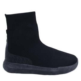 Ervin Black sock sneakers svart