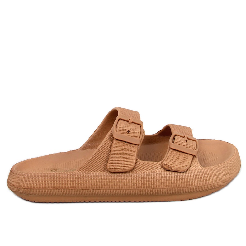 Aryn Khaki gummirutschbanor brun