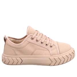 PA1 Hampton Khaki plattformssneakers för kvinnor beige