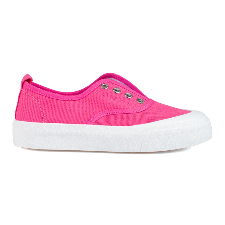 Rosa plattform slip-on sneakers från Shelovet
