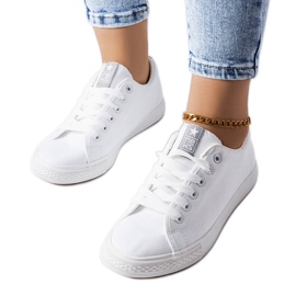 Evento Ancelote vita klassiska sneakers