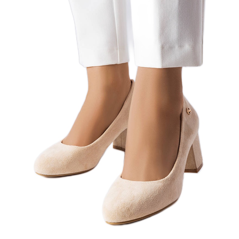 Beige eleganta Picard pumps