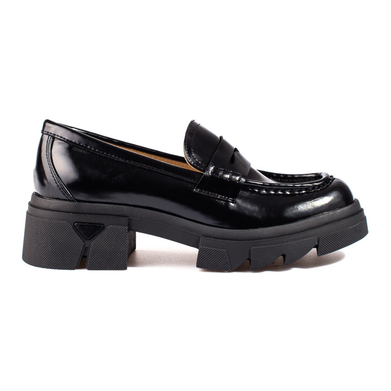 Svarta klassiska Shelovet plattformsmockasiner