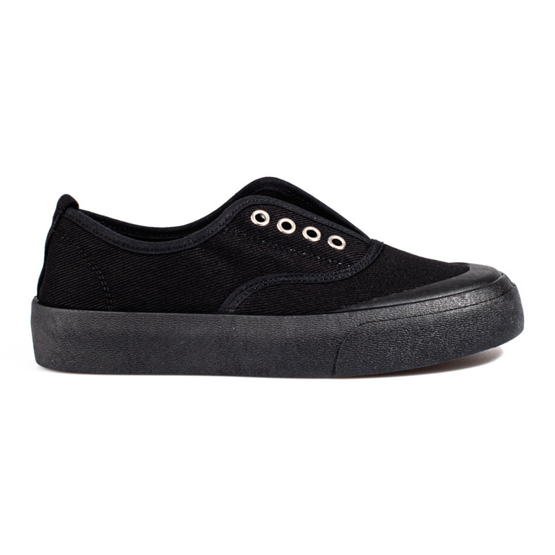 Svarta Shelovet slip-on sneakers