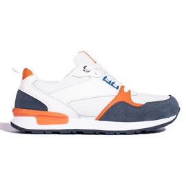 Damsportskor Shelovet vit och marinblå