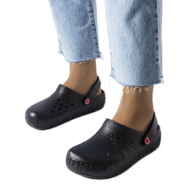 Big Star II275001 svarta tofflor