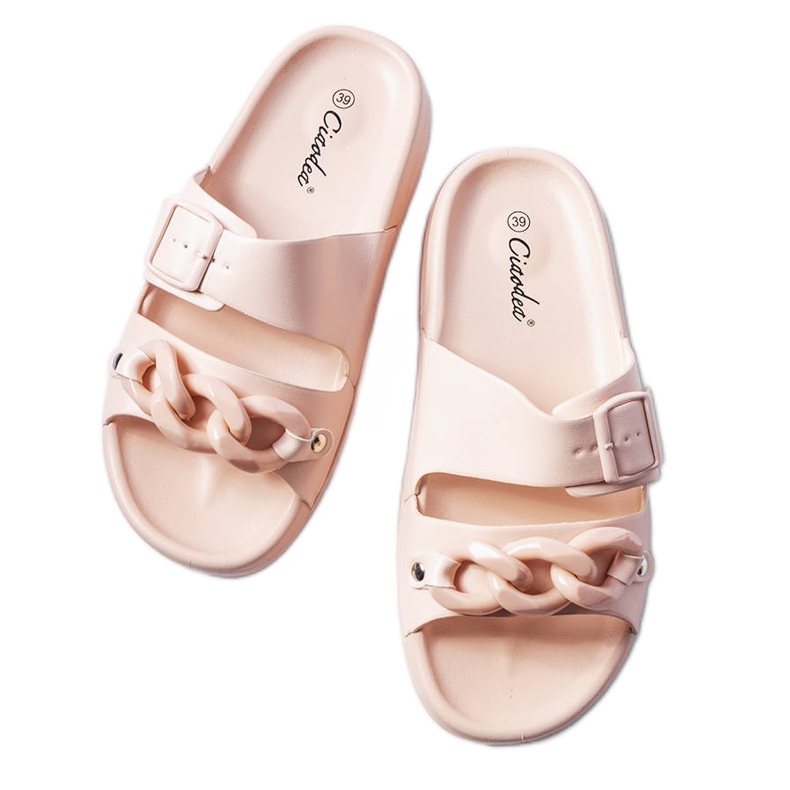 Étoile rosa gummirutschbanor