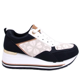 Greer Black wedge sneakers svart