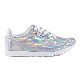 Shelovet silver holografiska sneakers