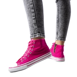 Rosa high-top sneakers från Alaine