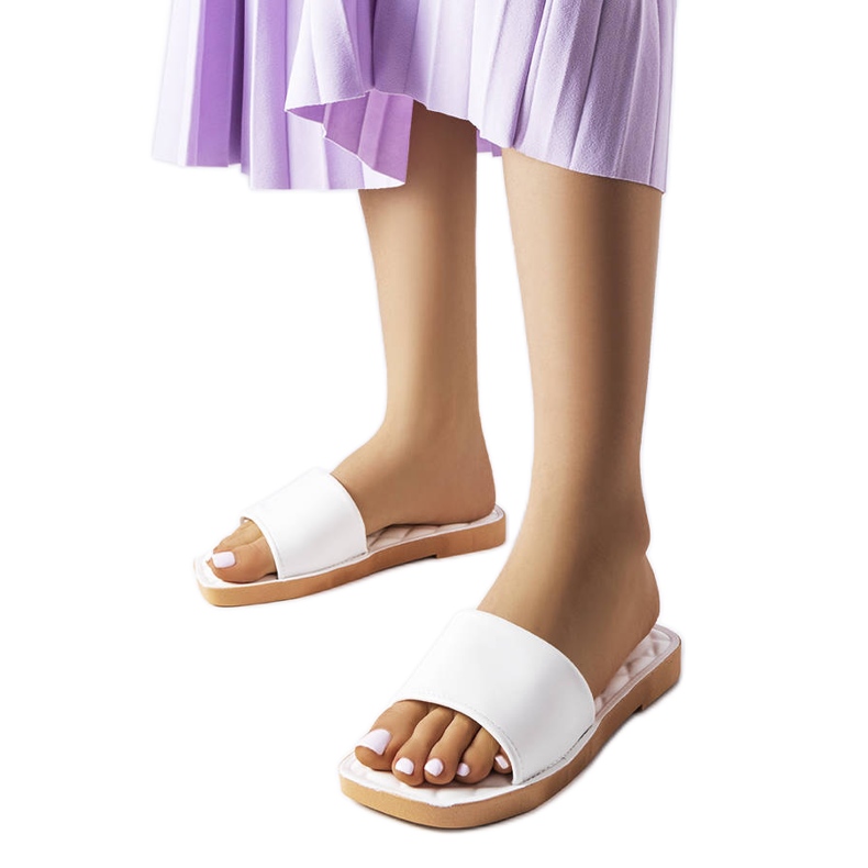 Chatigny vita gummitofflor