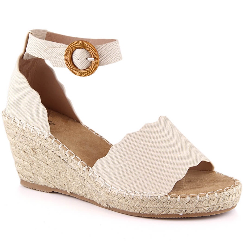 Dam eVento 5425 beige kil espadrillesandaler