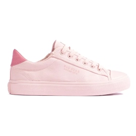 Rosa sneakers för kvinnor Big Star LL274095
