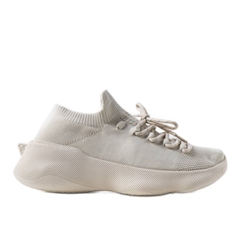 Beige sneakers för herr från Théberge