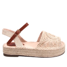 Boho Ingram Beige espadrillesandaler