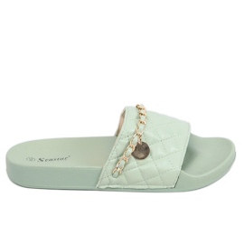 Travis Green flipflops grön