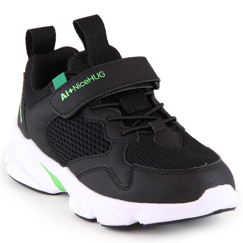 Atletico Sportskor för barn med kardborre svart AbcKids B012310219