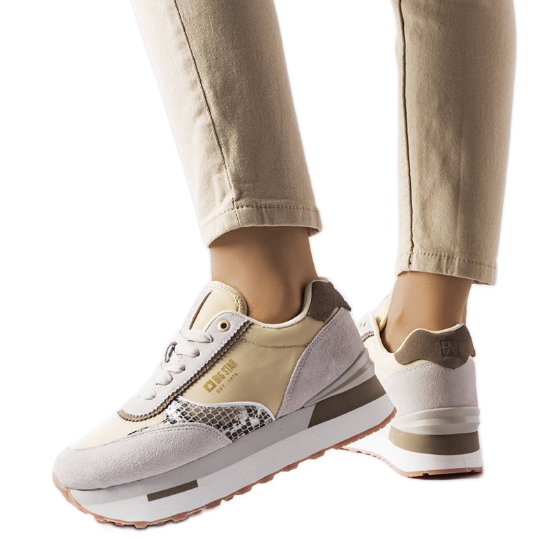 Big Star beige sneakers LL274364
