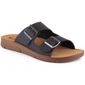 Bekväma Inblu M CM000028-014 tofflor svart