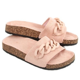 Chain Cork Slides Jarvis Pink rosa