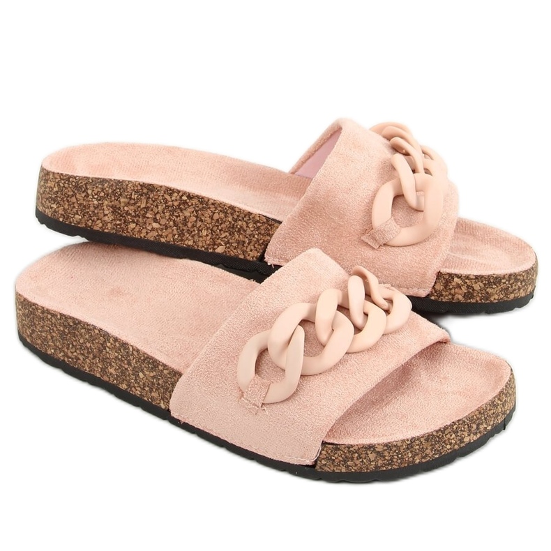 Chain Cork Slides Jarvis Pink rosa