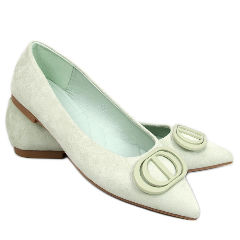 Arte Green mandel tå balett plattor grön