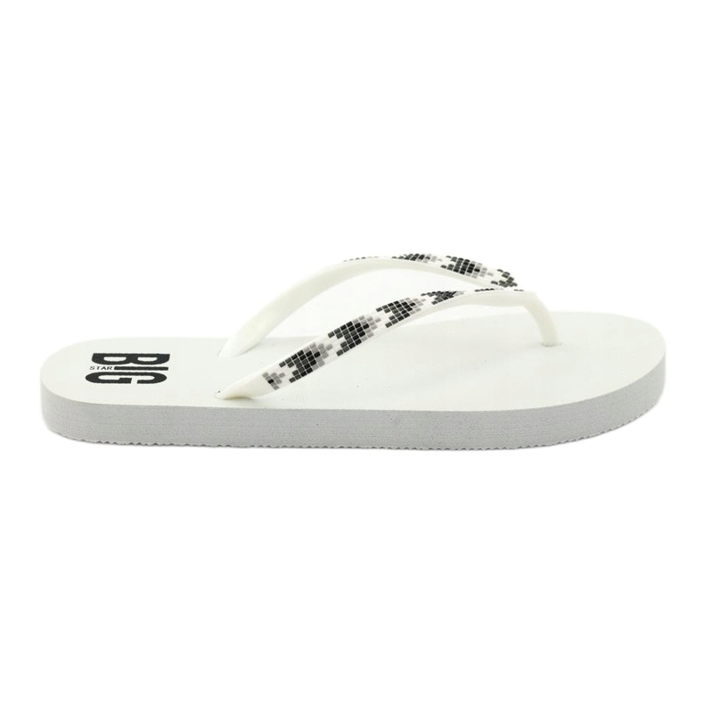 Big Star 274A549 flipflops för kvinnor vit