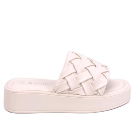 BM Inaba Beige sandaler med kil