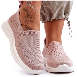 Adiora Rosa Slip-On Textile Sneakers för kvinnor