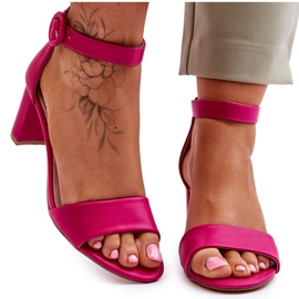 Kvinnors sandaler på Fuksja Post 20SD98-1617 Lexi rosa
