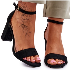 Klassiska mockasandaler för kvinnor Svart Passo