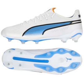 Puma King Ultimate FG/AG M 107097 01 skor vit vit