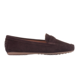 Marco Shoes Loafers i mocka brun