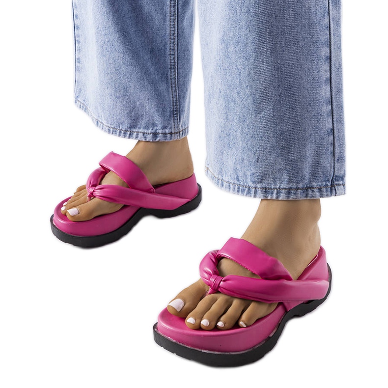 Rosa platåsandaler från Lachapelle