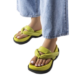 Gröna platåsandaler från Lachapelle